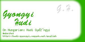 gyongyi hudi business card